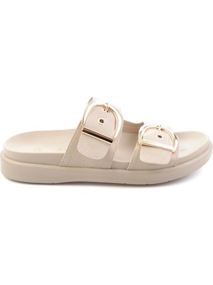 Bambi Beige Women's Slippers K04824252609