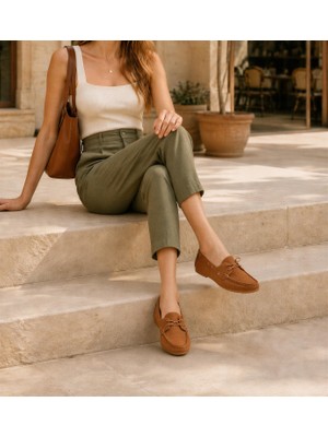 Bambi Tan Women's Loafers K01309000572