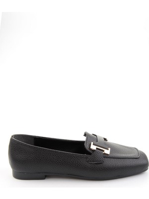 Bambi Black Women's Loafer Shoes K01641022709