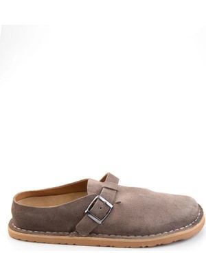 Bambi Mink Genuine Leather Women's Slippers K04608401902