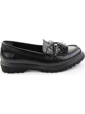 Bambi Black Women's Loafer Shoes K01936000109