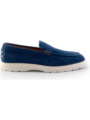 Bambi Blue Genuine Leather Men's Casual Shoes E01585722502