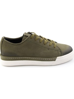 Bambi Green Genuine Leather Men's Casual Shoes E01089006701