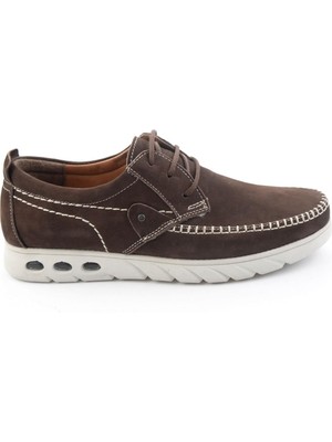 Bambi Brown Genuine Leather Men's Casual Shoes E01795226401