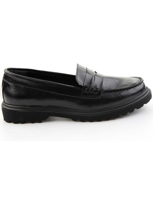 Bambi Black Women's Loafer Shoes K01936051009