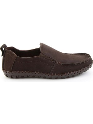 Bambi Brown Genuine Leather Men's Casual Shoes E01900400201