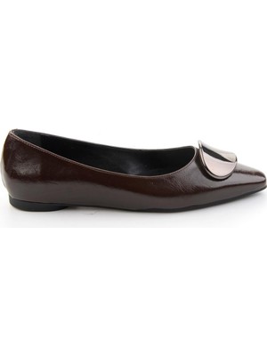 Bambi Brown Women's Ballet Flats K01823130442