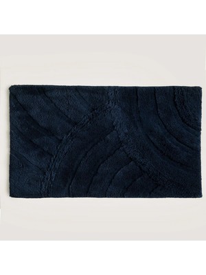Chakra Norma Bamboo Bath Mat 70X130CM Marine Blue