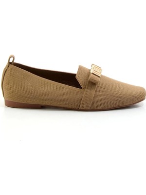 Bambi Tan Women's Ballet Flats K01327020382