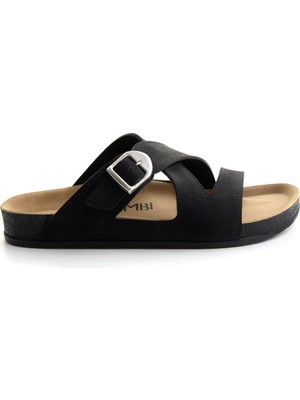 Bambi Black Men's Slippers E04444010071