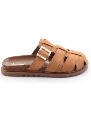 Bambi Tan Women's Slippers K04606021872