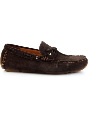 Bambi Brown Genuine Leather Men's Loafers E01547070102