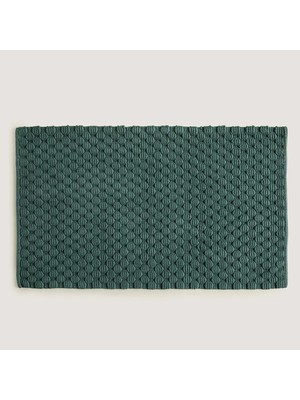 Chakra Marien Bamboo Bath Mat 70X130CM Smoke Turquoise