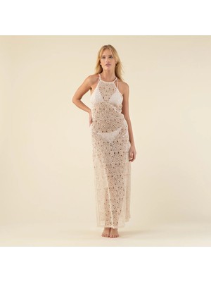 Chakra Malu Dress Beige