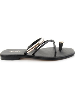 Bambi Black Women's Slippers K04898021509