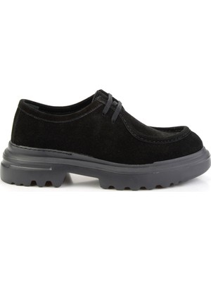 Bambi Black Genuine Leather Men's Casual Shoes E01080220602