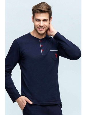 Pierre Cardin U.s Polo 17384 Uzun Kol Pijama Takım