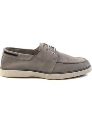 Bambi Grey Genuine Leather Men's Casual Shoes E01863350402