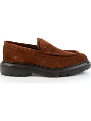 Bambi Tan Genuine Leather Men's Loafers E01310113202