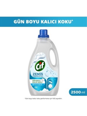 Die Grup 2500 ml Beyaz Sabun Aromalı Zemin Temizleyici ile Parlak Sonuç