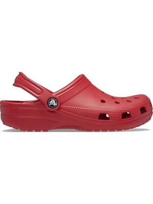 Die Grup Crocs 10001 Classic Kadın Terlik Kırmızı Silikon/plastik Günlük Kullanım Için Rahat