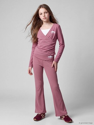 Lc Waikiki Yeni Sezon Pembe Cinnamoroll Baskılı Kız Çocuk Soft Touch Tayt