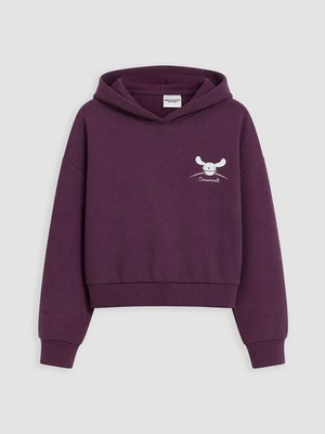 Lc Waikiki Yeni Sezon Cinnamoroll Baskılı Kız Çocuk Soft Touch Sweatshirt