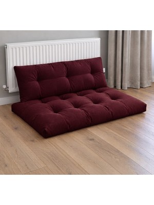 Rual Kadife Döşemelik Kumaştan El Emeği Alt Üst Takım Petek Önü Minder 100X65CM