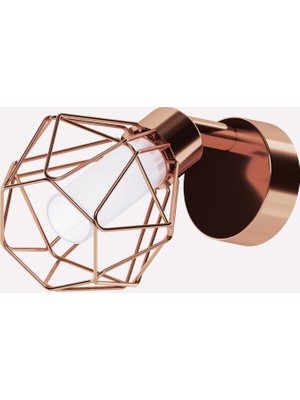 Eglo Zapata 2.5W LED Round Surface Mounted Spot 1 Unit Copper