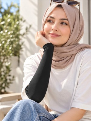Siyah Kolluk – Nefes Alabilen Esnek Güneş Koruyucu Kolluk Siyah