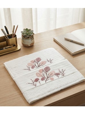 Fiesta Beliz Süzene Bambu Bürümcük Analı Kızlı Havlu Seti (1 Adet 30X50 cm ve 1 Adet 50X90 cm ) %70 Bambu %30 Pamuk