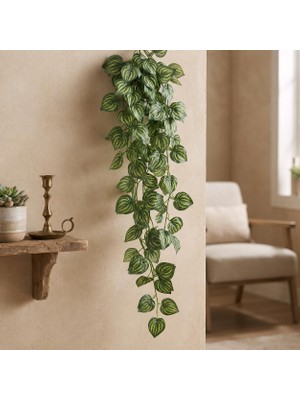 Die Grup Tr Yapay Yaprak Sarmaşık Doğal Görünümlü Zincir Karpuz Desenli (2 Adet) Dal 2 x 240 cm (480 Cm), Iç/dış Mekan, Bahçe, Balkon, Doğalgaz Borusu Dekoratif Süsü, Peyzaj ve Organizasyon Dekorasyonu