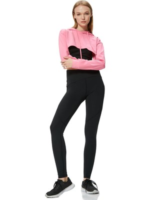 Die Grup Tr Yüksek Bel Spor Tayt Slim Fit Dikiş Detaylı
