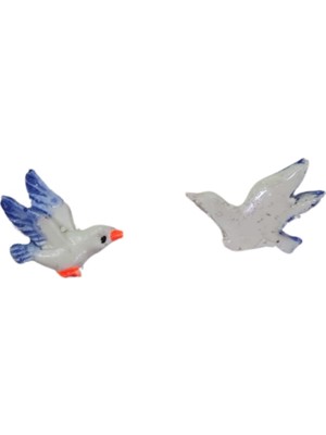 Depposite Polyester Dekoratif Mini Sevimli Uçan Martı Objesi 3.3 cm (100 Adet)