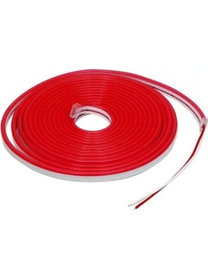 Die Grup Tr 5 Metre Esnek Neon LED Şerit 12 Volt Kırmızı