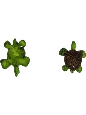 Depposite Polyester Dekoratif Mini Sevimli Kaplumbağa Objesi 3 cm (100 Adet)