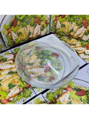Die Grup Tr Büyük Boy Geniş Paris Cam Salata Kasesi Meyve Sunum Tabağı 30 Cm, 5DMPARISGENIS30CM