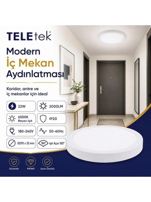 Die Grup Tr LED Glob Armatür 22W 6500K IP20