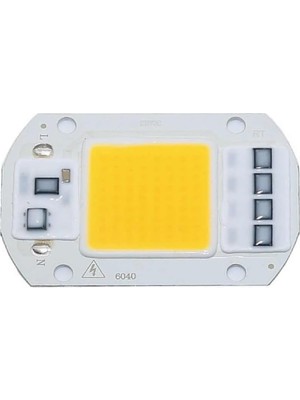 Die Grup Tr Ac 220V 50W Power LED Gün Işığı Sarı Renk Projektör Lamba Aydınlatma Ampül Warm White 2800-3200K Cob LED
