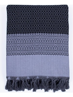 Püskül Çift Kişilik Yatak Örtüsü ve Pike |%100 Pamuklu Ince Hafif Yazlık Battaniye | Boho Dekoratif Koltuk Örtüsü | Çok Amaçlı Çeyizlik Günlük Kullanı
