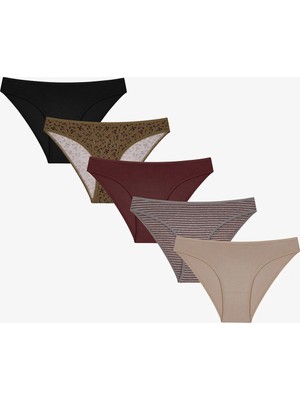 Penti Wild Rose Çiçekli 5'li Slip Külot