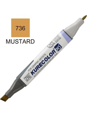 Mbb E-Ticaret Zig 736 Kurecolor Rütuş Kalemi (Çift Uçlu) KC-3000