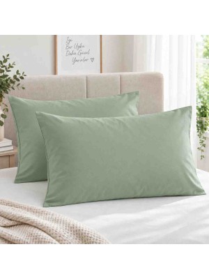 Seralay Home Mint Renk 2 Li Yastık Kılıfı Fermuarli