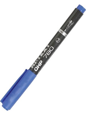 Mbb E-Ticaret Hı-Text M Mavi Asetat Kalemi 780MM-(***9 Adet***)