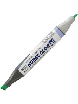 Mbb E-Ticaret Zig 520 Gölge Yeşil Kurecolor Rütuş Kalemi (Çift Uçlu) KC-3000