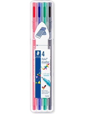 Mbb E-Ticaret Staedtler 338 Sb4 Trıplus Broadlıner 4 Lü Set