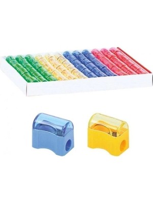 Mbb E-Ticaret Piano 555841 Tek Bıçaklı Neon Kalemtraş CKT-281-(***6 Adet***)