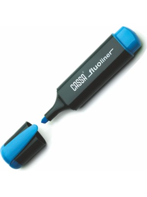 Mbb E-Ticaret Cassa 8720 Fluo Lıner Mavi Fosforlu Kalem-(***6 Adet***)