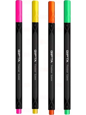Mbb E-Ticaret Gıpta K6700 Fınelıner Neon Ince Fosforlu Kalem-(***12 Adet***)