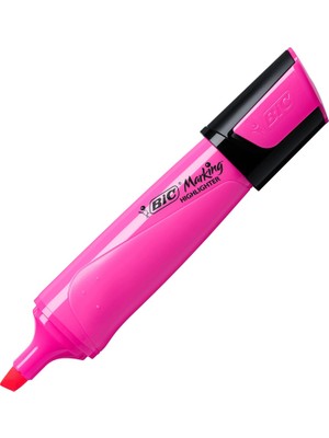 Mbb E-Ticaret Bic Flat Pembe Fosforlu Kalem 517963-(***9 Adet***)